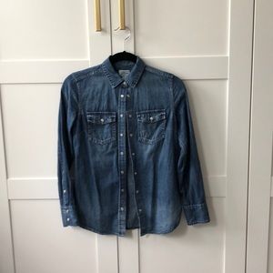 J.crew western denim shirt